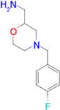[4-(4-Fluorobenzyl)morpholin-2-yl]methylamine