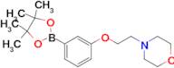 4-{2-[3-(4,4,5,5-Tetramethyl[1,3,2]dioxaborolan-2-yl) phenoxy]ethyl}morpholine