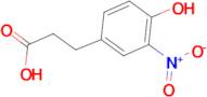 3-(4-Hydroxy-3-nitrophenyl)propanoic acid