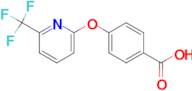 4-{[6-(Trifluoromethyl)pyridin-2-yl]oxy}benzoic acid