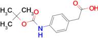 {4-[(tert-Butoxycarbonyl)amino]phenyl}acetic acid