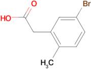 (5-Bromo-2-methylphenyl)acetic acid