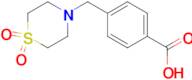 4-[(1,1-Dioxidothiomorpholin-4-yl)methyl]benzoic acid