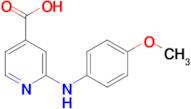 2-[(4-Methoxyphenyl)amino]isonicotinic acid