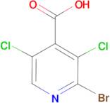 2-Bromo-3,5-dichloroisonicotinic acid