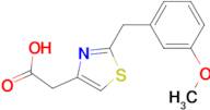 [2-(3-Methoxybenzyl)-1,3-thiazol-4-yl]acetic acid