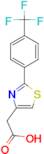 {2-[4-(Trifluoromethyl)phenyl]-1,3-thiazol-4-yl}acetic acid