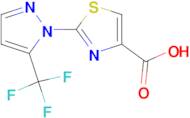 2-[5-(Trifluoromethyl)-1H-pyrazol-1-yl]-1,3-thiazole-4-carboxylic acid