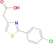 [2-(4-Chlorophenyl)-1,3-thiazol-4-yl]acetic acid