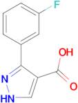 3-(3-Fluorophenyl)-1H-pyrazole-4-carboxylic acid