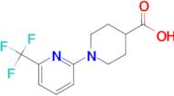 1-[6-(Trifluoromethyl)pyridin-2-yl]piperidine-4-carboxylic acid