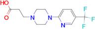 3-{4-[5-(Trifluoromethyl)pyridin-2-yl]piperazin-1-yl}propanoic acid