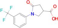 5-Oxo-1-[3-(trifluoromethyl)phenyl]pyrrolidine-3-carboxylic acid