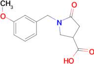 1-(3-Methoxybenzyl)-5-oxopyrrolidine-3-carboxylic acid