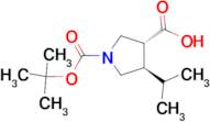 (3R,4R)-1-(tert-Butoxycarbanyl)-4-isopropylpyrrolidine-3-carboxylic Acid