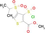 Methyl 3-(Chlorosulfonyl)-4-(isopropylsulfonyl)-2-thiophenecarboxylate