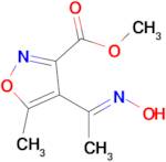 Methyl (E)-4-(1-(hydroxyimino)ethyl)-5-methylisoxazole-3-carboxylate