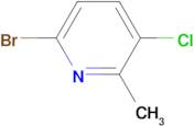 6-Bromo-3-chloro-2-methylpyridine