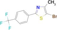 5-Bromo-4-methyl-2-[4-(trifluoromethyl)phenyl]-1,3-thiazole