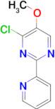 4-Chloro-5-methoxy-2-pyridin-2-ylpyrimidine