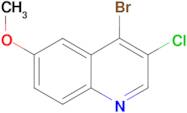 4-Bromo-3-chloro-6-methoxyquinoline