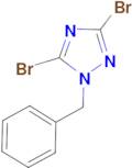 1-Benzyl-3,5-dibromo-1H-1,2,4-triazole