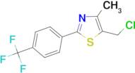 5-(Chloromethyl)-4-methyl-2-[4-(trifluoromethyl)phenyl]-1,3-thiazole