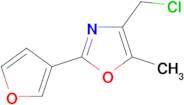 4-Chloromethyl-5-methyl-2-(furan-3-yl)oxazole