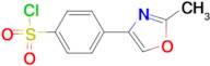 4-(2-Methyl-1,3-oxazol-4-yl)benzenesulfonyl chloride