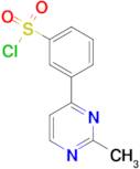 3-(2-Methylpyrimidin-4-yl)benzenesulfonyl chloride