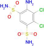 4-Amino-5,6-dichlorobenzene-1,3-disulfonamide