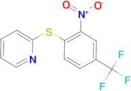 2-Nitro-1-(2-pyridylthio)-4-(trifluoromethyl)benzene