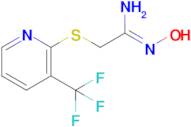 N'-Hydroxy-2-{[3-(trifluoromethyl)pyridin-2-yl]thio}ethanimidamide