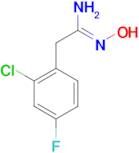 2-(2-Chloro-4-fluorophenyl)-N'-hydroxyethanimidamide