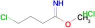 Methyl 4-Chlorobutanimidoate hydrochloride