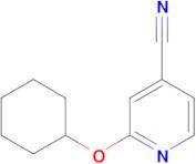 2-(Cyclohexyloxy)isonicotinonitrile