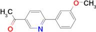 1-[6-(3-Methoxyphenyl)pyridin-3-yl]ethanone