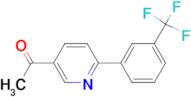 1-{6-[3-(Trifluoromethyl)phenyl]pyridin-3-yl}ethanone