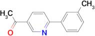 1-[6-(3-Methylphenyl)pyridin-3-yl]ethanone