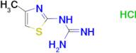 N-(4-Methyl-1,3-thiazol-2-yl)guanidine hydrochloride