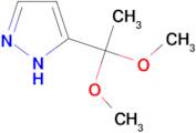 5-(1,1-Dimethoxyethyl)-1H-pyrazole