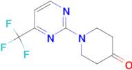 1-[4-(Trifluoromethyl)pyrimidin-2-yl]piperidin-4-one