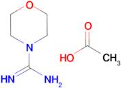 Morpholine-4-carboximidamide acetate