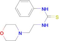 ((2-Morpholin-4-ylethyl)amino)(phenylamino)methane-1-thione