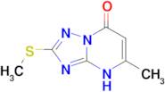 5-Methyl-2-(methylthio)[1,2,4]triazolo[1,5-a]pyrimidin-7-ol