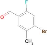 4-Bromo-2-fluoro-5-methylbenzaldehyde