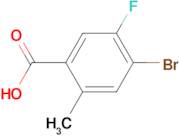 4-Bromo-5-fluoro-2-methylbenzoic acid