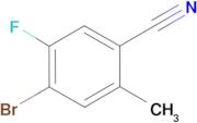 4-Bromo-5-fluoro-2-methylbenzonitrile