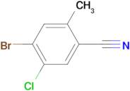 4-Bromo-5-chloro-2-methylbenzonitrile