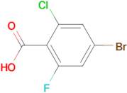 4-Bromo-2-chloro-6-fluorobenzoic acid